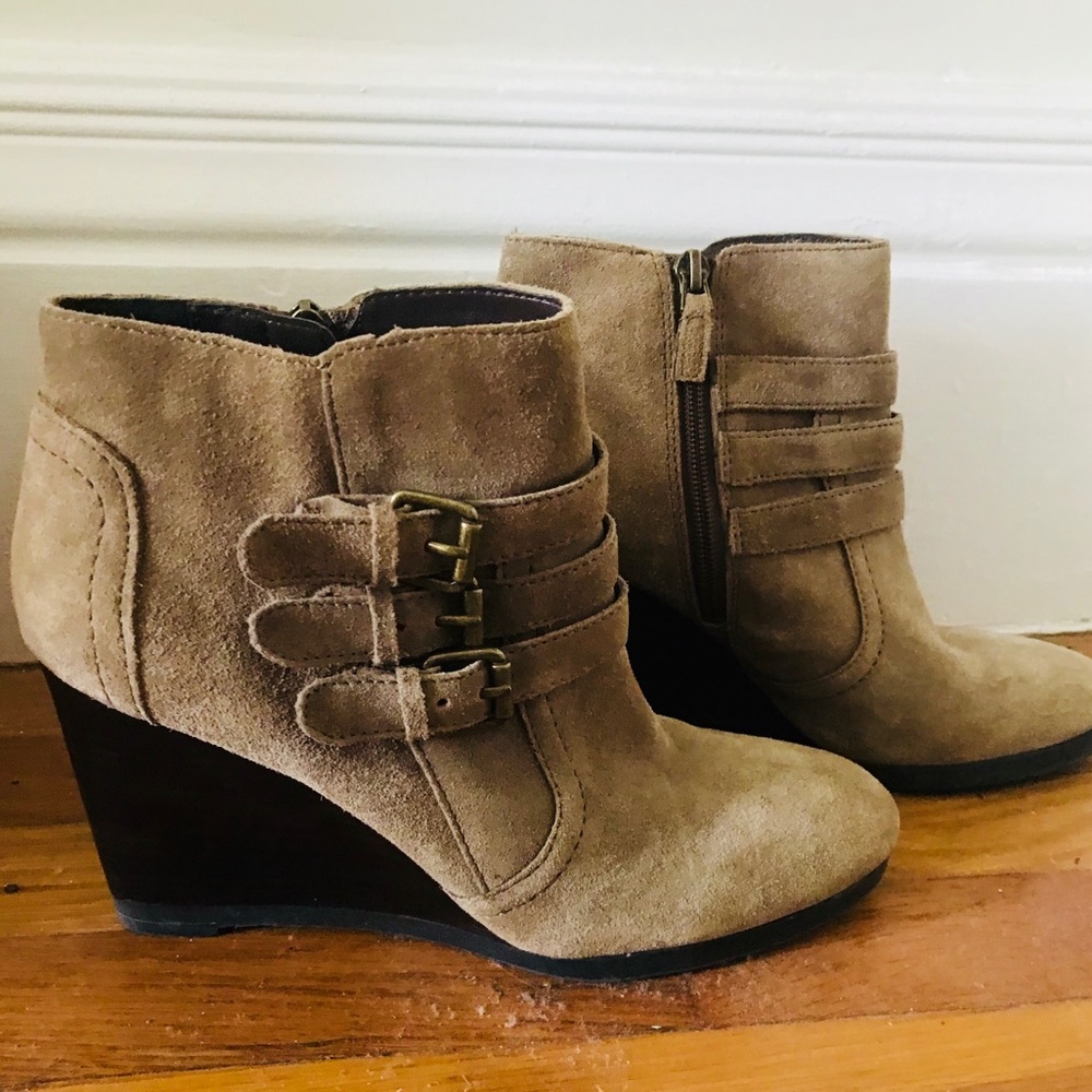 Franco Sarto Wedge Bootie